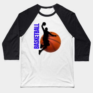 basketball player in the jump Baseball T-Shirt